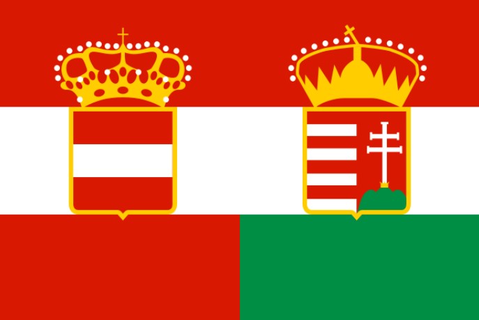 A flag of Austria-Hungary