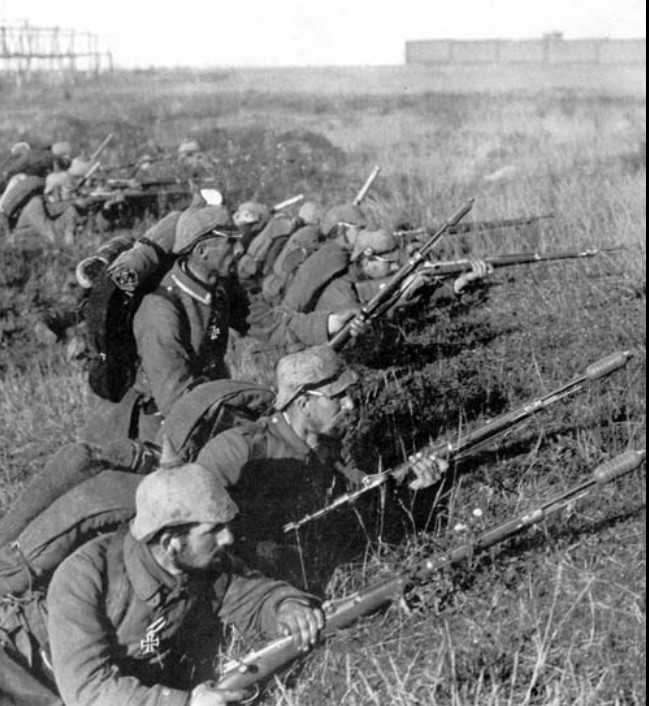 German troops in the battle of the marne