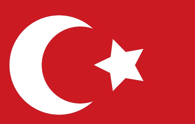 A flag of the Ottoman Empire