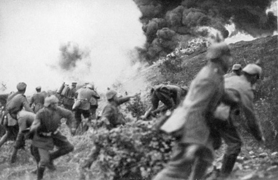 German troops in the battle of verdun